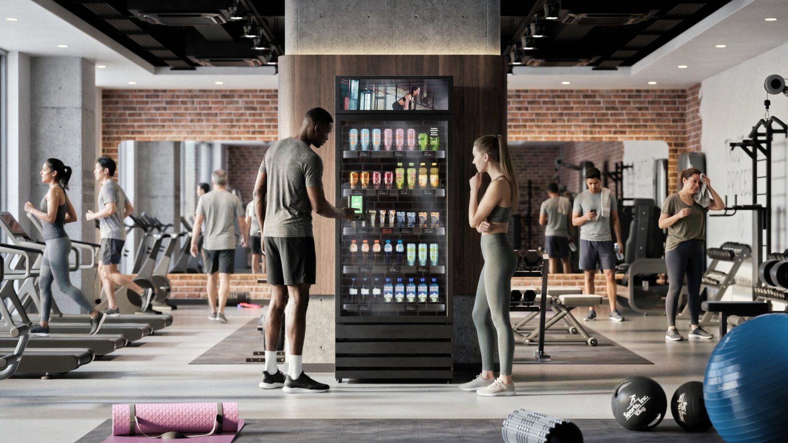 Smart store in a gym